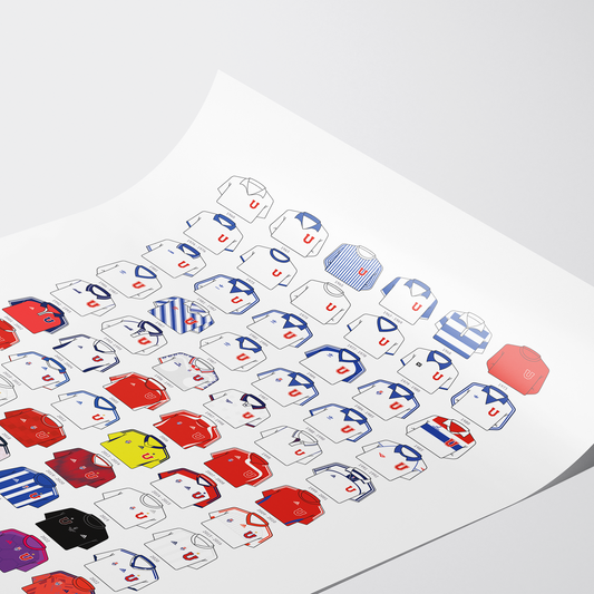 Poster / Camisetas U. de Chile - visita 2026