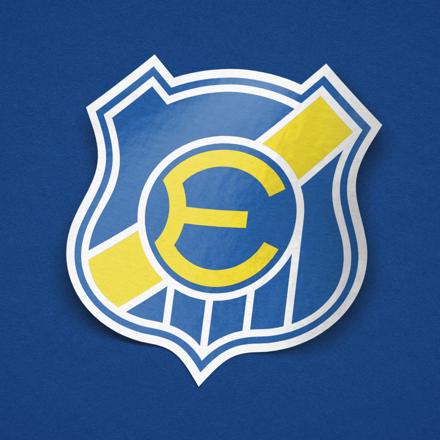 Sticker / Escudo Everton Viña del Mar - Ilustrado por Vector FC