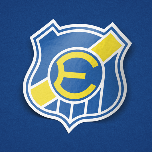 Sticker / Escudo Everton Viña del Mar - Ilustrado por Vector FC