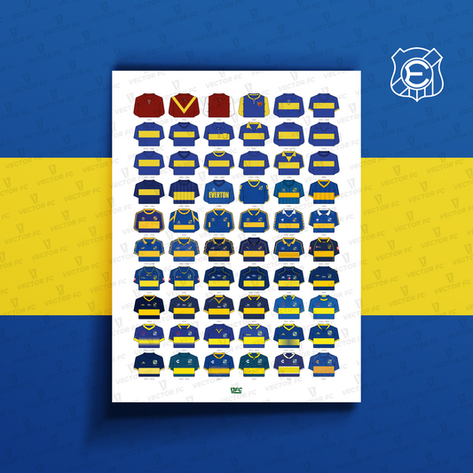 Poster / Camisetas Everton 2025 - Ilustrado por Vector FC