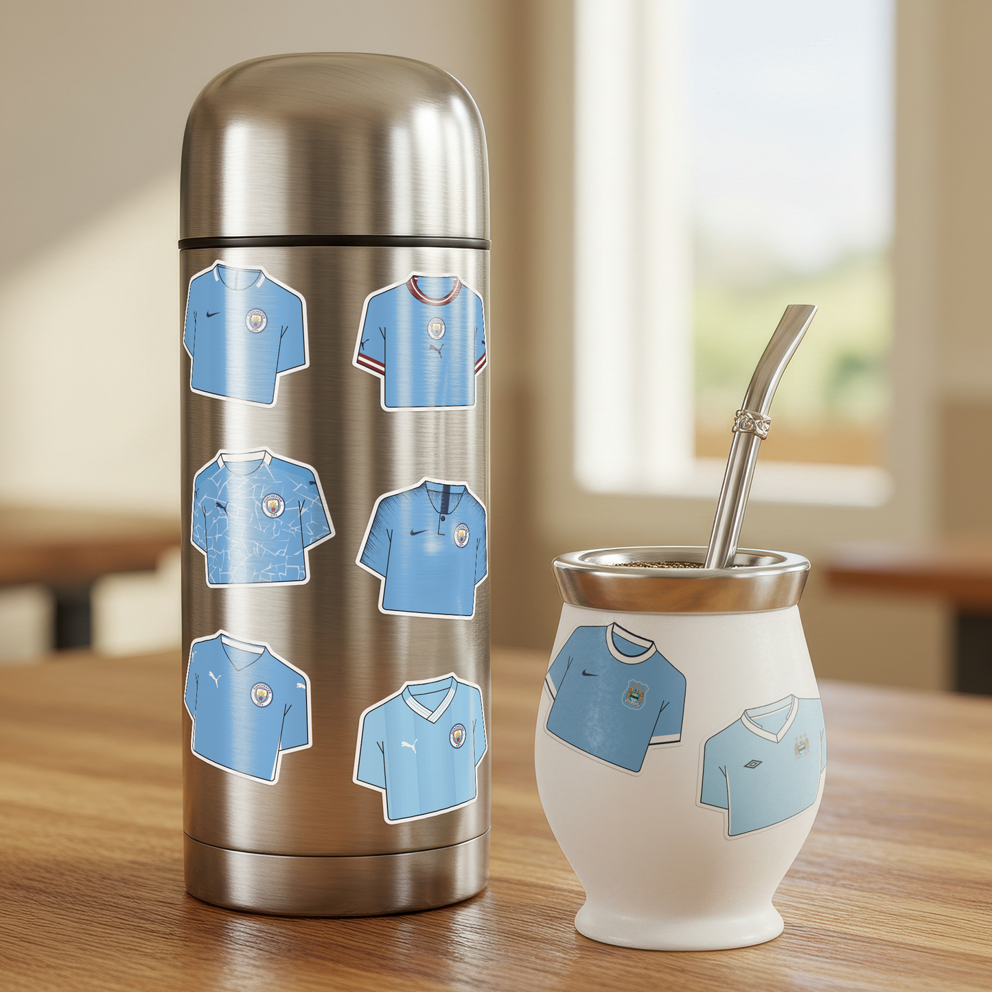Lámina stickers / Camisetas Manchester City