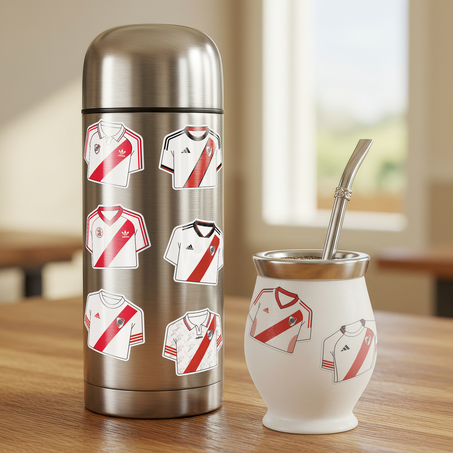 Lámina stickers / Camisetas River Plate