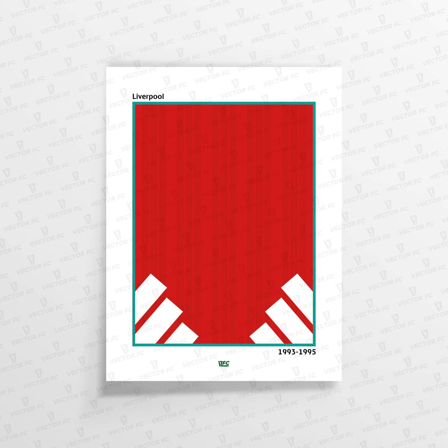 Poster / Liverpool 93-95 - Ilustrado por Vector FC