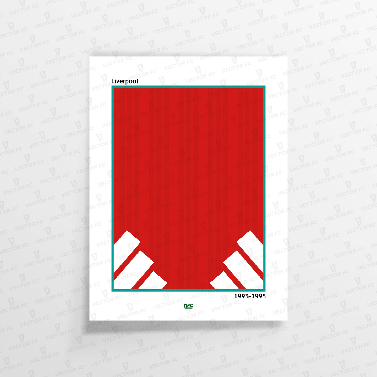 Poster / Liverpool 93-95 - Ilustrado por Vector FC
