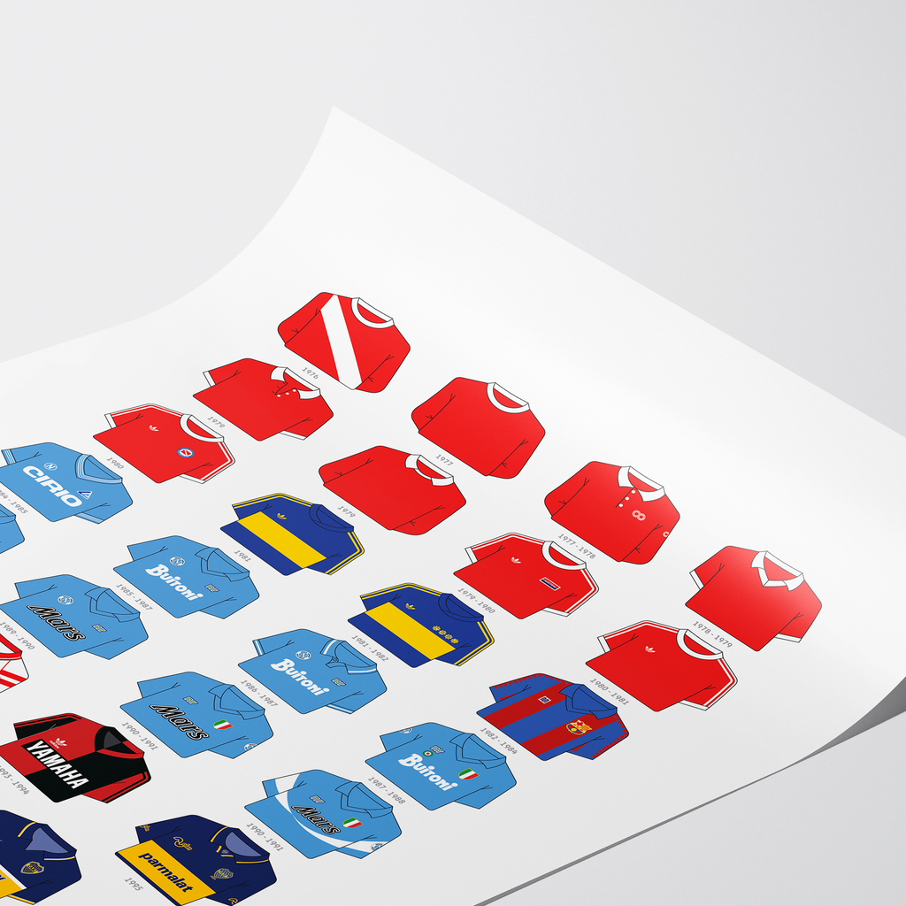 Poster / Camisetas Diego Maradona (clubes)