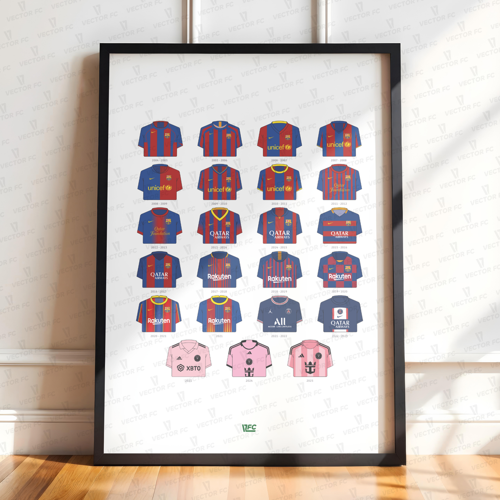 Poster / Camisetas Lionel Messi - Ilustrado por Vector FC