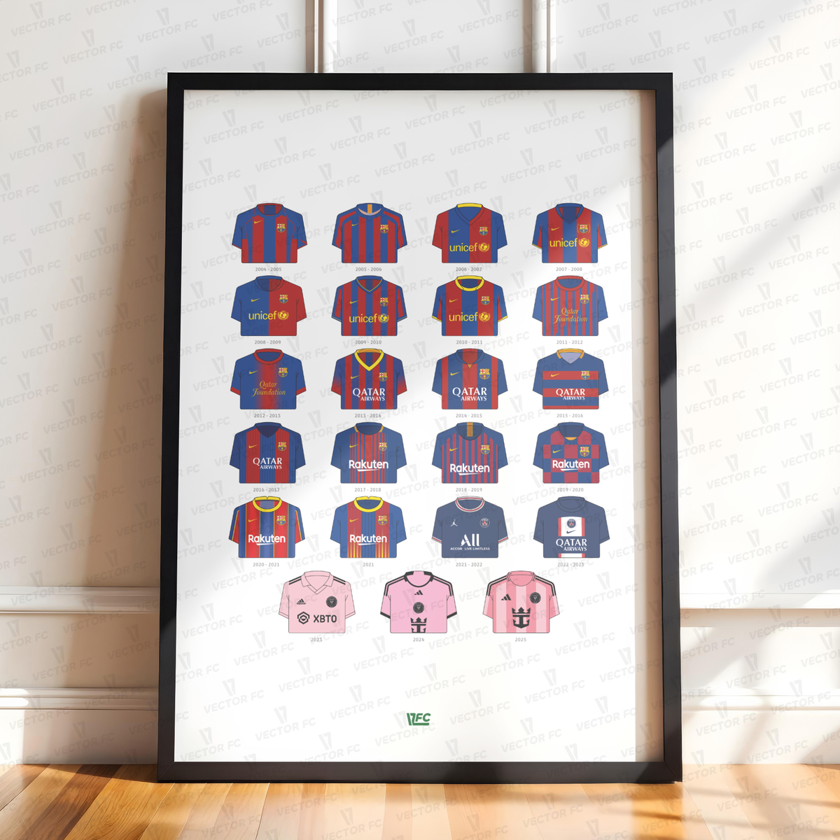 Poster / Camisetas Lionel Messi - Ilustrado por Vector FC