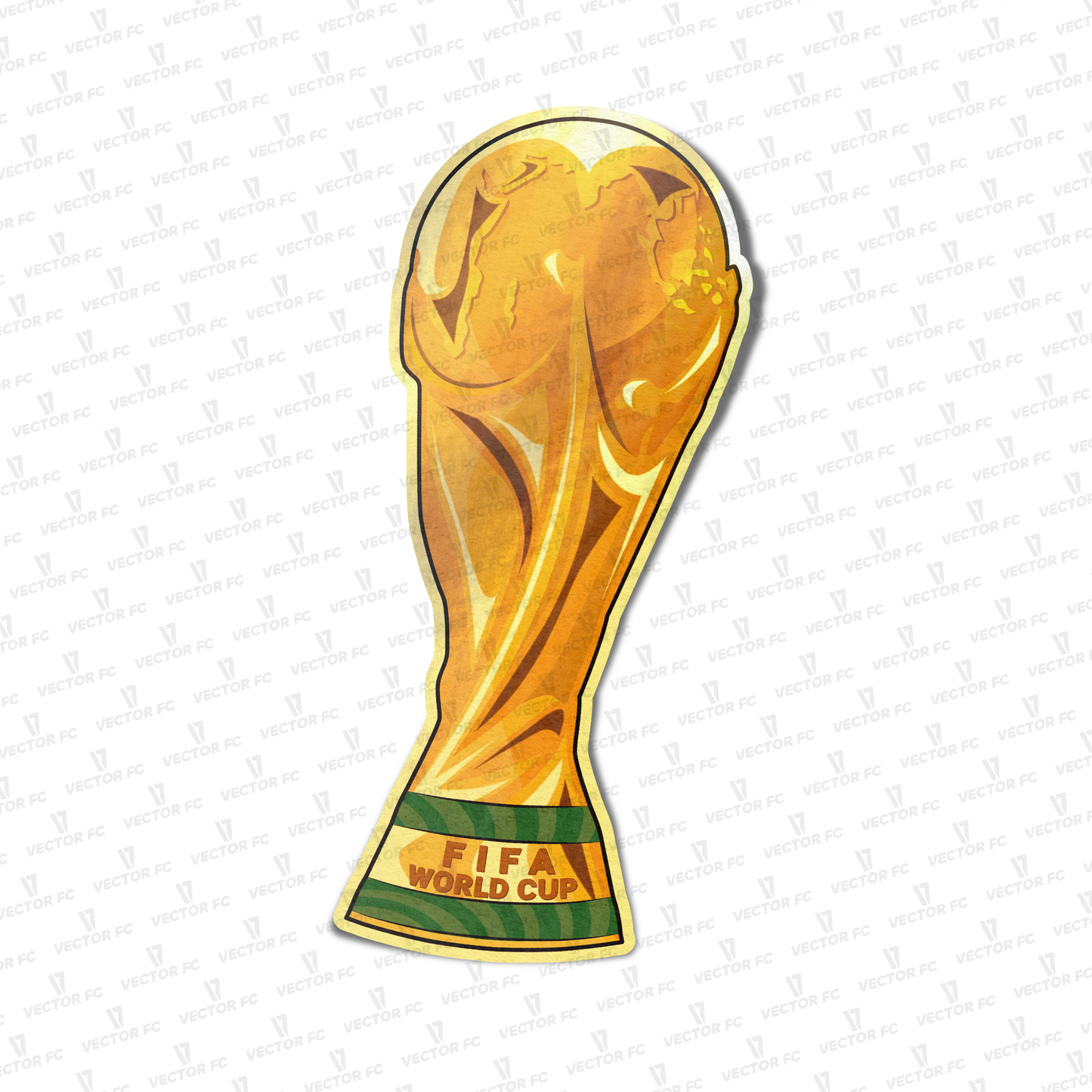 Sticker / Copa Mundial - Ilustrado por Vector FC